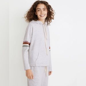 Madewell MWL Superbrushed Easygoing Hoodie Sweatshirt | XS